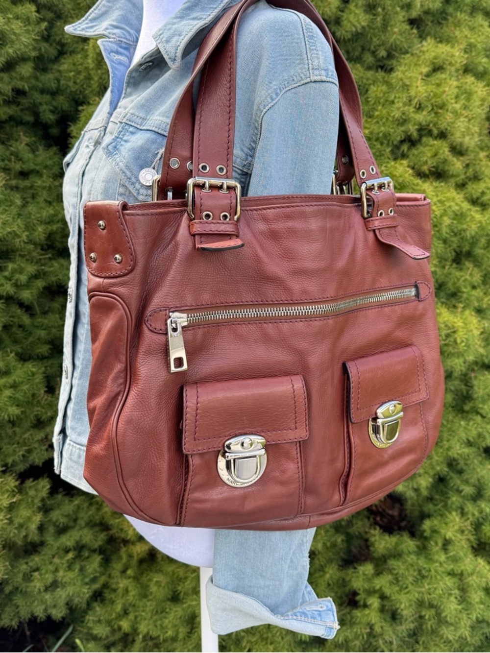 Marc Jacob’s Brown Leather Women's Bag - Picture 2 of 12
